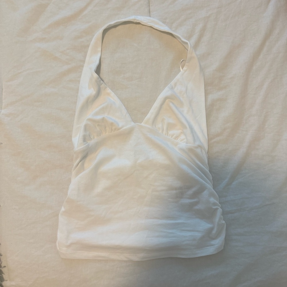 Urban Outfitters White Halter Top